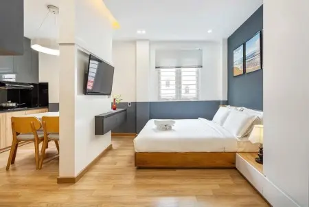 Cho Thuê Căn Hộ Dịch Vụ 1Pn Nguyễn Bỉnh Khiêm Full Nội Thất Cao Cấp Tại Quận 1 Giá 12Tr500