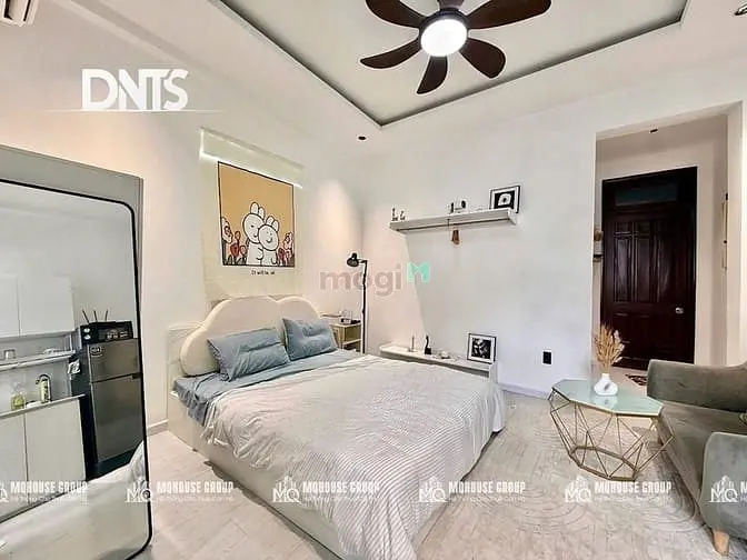 Studio Balcony Thang Máy Hầm Xe Full Nội Thất Ngay Trần Quang Khải
