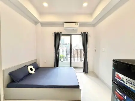 Phòng Studio Mới Cửa Sổ Thoáng Full Nội Thất Tại Chu Văn An Gần Đại Học Văn Lang