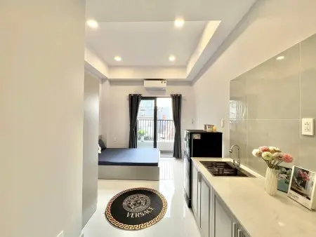 Phòng Studio Mới Cửa Sổ Thoáng Full Nội Thất Tại Chu Văn An Gần Đại Học Văn Lang