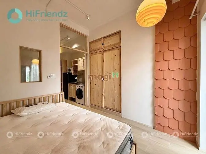 Cho Thuê Căn Hộ Vintage Tone Gỗ Ấm Mới 100% Phú Nhuận_Thang Máy_Fullnt