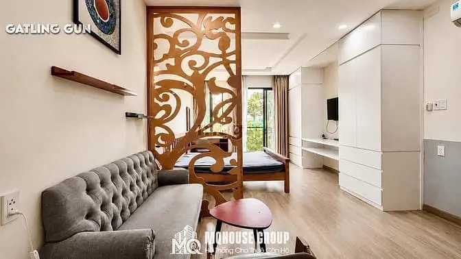 Studio Balcony Full Nội Thất Tách Bếp Ngay Hoàng Sa Quận 1