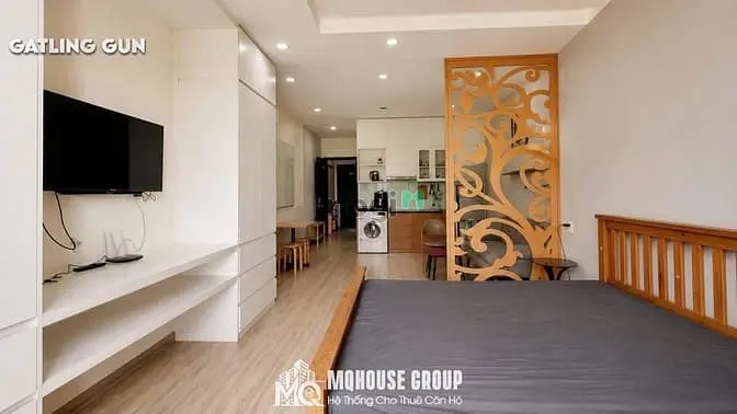 Studio Balcony Full Nội Thất Tách Bếp Ngay Hoàng Sa Quận 1