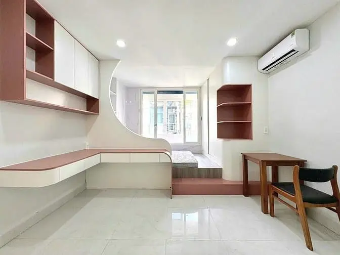 Cho Thuê Căn Hộ Studio Cửa Sổ Lớn - Đầy Đủ Nội Thất Máy Giặt Riêng