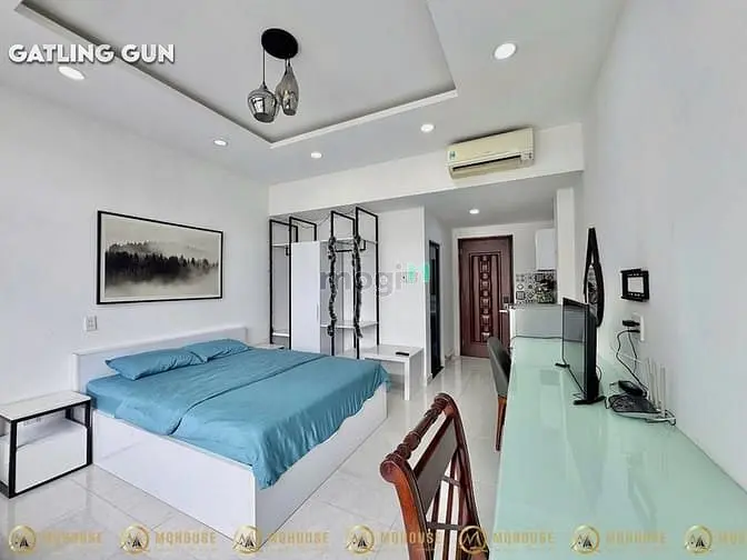 Studio Balcony Thang Máy Full Nội Thất Ngay Hai Bà Trưng