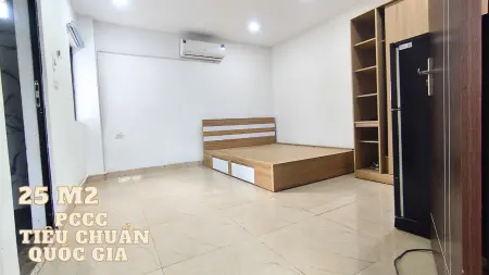 Cho Thuê Phòng Studio 25M2 Ngõ 43 Chùa Bộc, Full Đồ, Pccc Tự Động Tiêu Chuẩn Quốc Gia