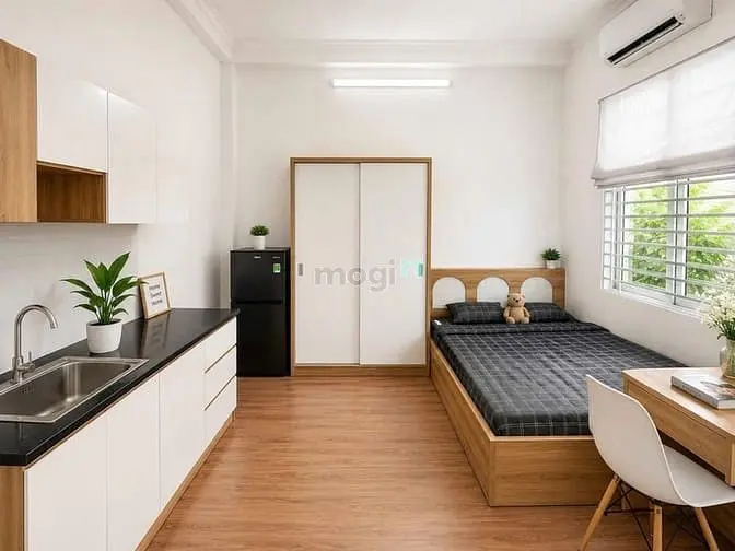 Cho Thuê Căn Hộ Dạng Studio - Ban Công