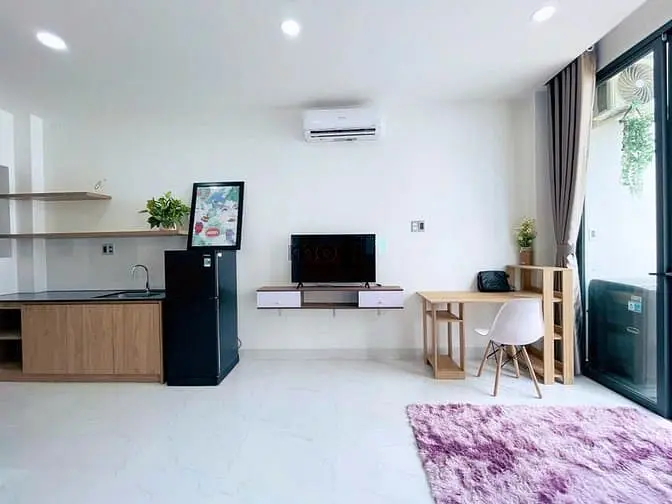 Căn Hộ Studio Ban Công Full Nt Đường Nguyễn Thượng Hiền Q. Bình Thạnh