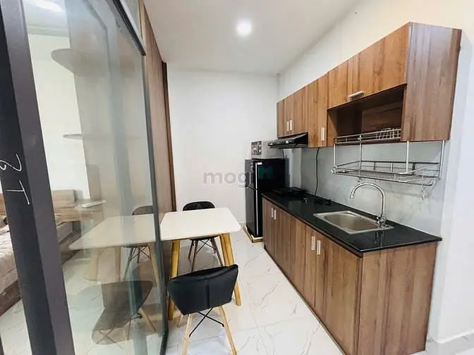 1Pn Tách Bếp - Nhà Thang Máy - Full Nội Thất Ngay Bình Thạnh