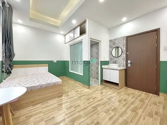 Cho Thuê Căn Hộ Studio Cửa Sổ Lớn Full Nội Thất - Gần Đh Hutech