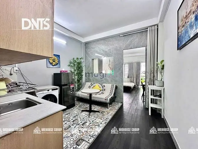Studio 1Pn Balcony Full Nội Thất Máy Giặt Riêng Ngay Nguyễn Văn Thủ