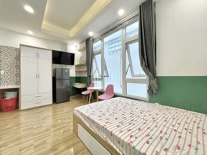 Cho Thuê Căn Hộ Studio Cửa Sổ Lớn Full Nội Thất - Gần Đh Hutech