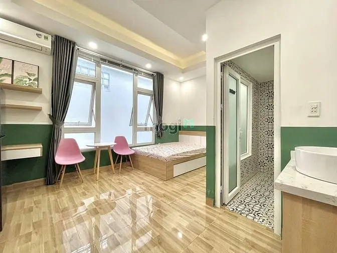 Cho Thuê Căn Hộ Studio Cửa Sổ Lớn Full Nội Thất - Gần Đh Hutech
