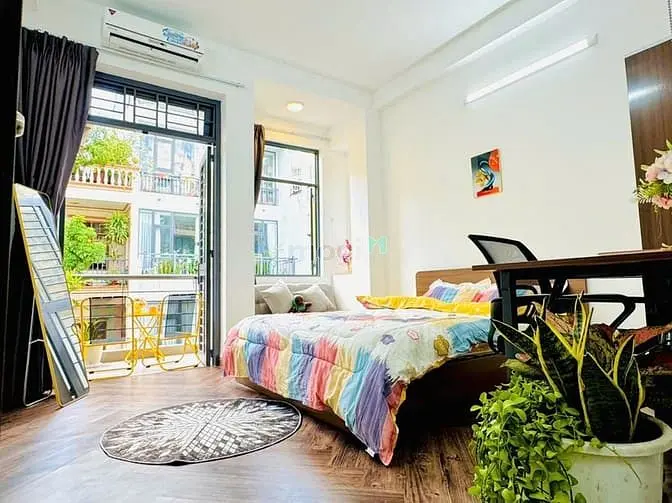 Cho Thuê Căn Hộ 1 Phòng Ngủ - Ban Công - Tách Bếp