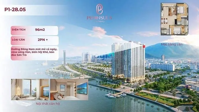 Bán Căn "Hoa Hậu" Duy Nhất Của Cđt P1.28.05 Peninsula Sơn Trà Đà Nẵng