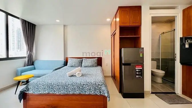 Căn Hộ Studio_Bao Phí_Gần Ga Metro_Cầu Sài Gòn_Full Nội Thất_Khôngngập